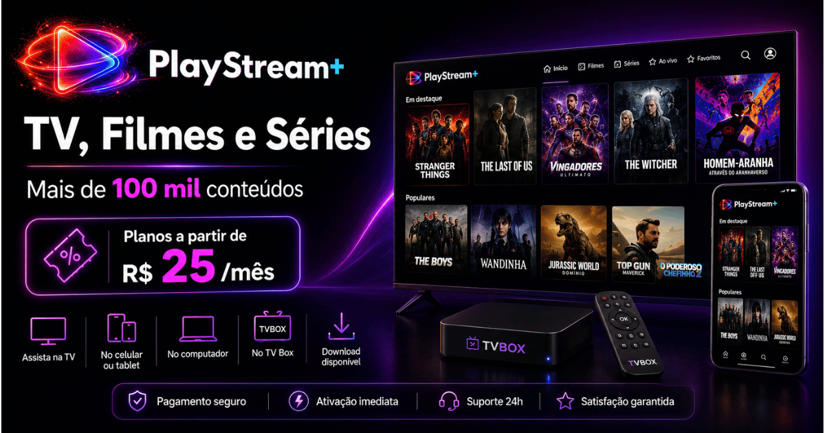 Stream Play Stream+ | TV, Filmes, Séries e Esportes Ilimitados